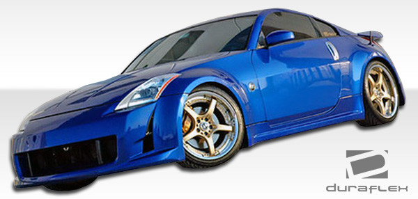 2003-2008 Nissan 350Z Z33 Duraflex AM-S Front Bumper Cover - 1 Piece / Vehicle Year Make Model Trim - 2003-2008-Nissan 350Z ALL / Product Type - Front Bumper / Style Name -AM-S / Kit Material - FRP (Fiberglass Reinforced Plastics) / Notes -