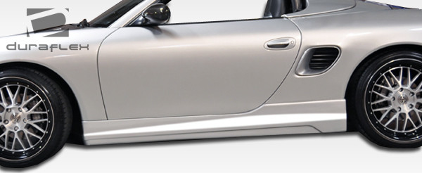 1997-2004 Porsche Boxster Duraflex Maston Side Skirts Rocker Panels - 2 Piece / Vehicle Year Make Model Trim - 1997-2004-Porsche Boxster ALL / Product Type - Sideskirts / Style Name -Maston / Kit Material - FRP (Fiberglass Reinforced Plastics) / Notes -
