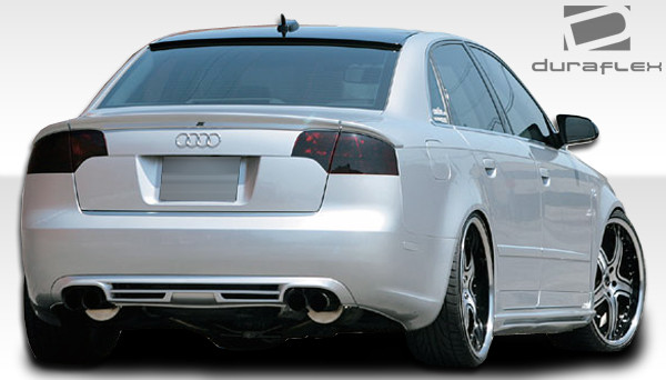 2002-2008 Audi A4 B6 B7 S4 4DR Wagon Duraflex A-Tech Side Skirts Rocker Panels - 2 Piece / Vehicle Year Make Model Trim - 2002-2008-Audi A4 4DR / Product Type - Sideskirts / Style Name -A-Tech / Kit Material - FRP (Fiberglass Reinforced Plastics) / Notes -