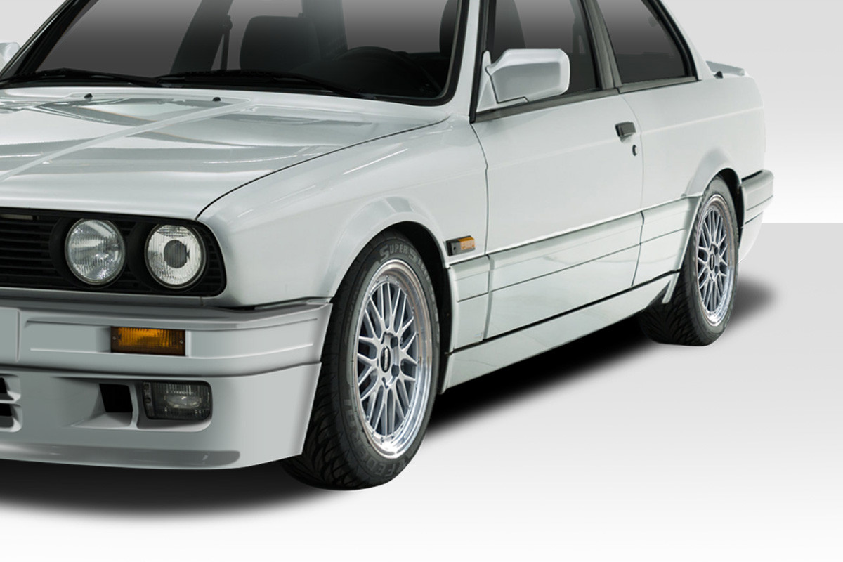 1984-1991 BMW 3 Series E30 2DR Duraflex M-Tech Side Skirts Rocker Panels - 2 Piece / Vehicle Year Make Model Trim - 1984-1991-BMW 3 Series 2DR / Product Type - Sideskirts / Style Name -M-Tech / Kit Material - FRP (Fiberglass Reinforced Plastics) / Notes -