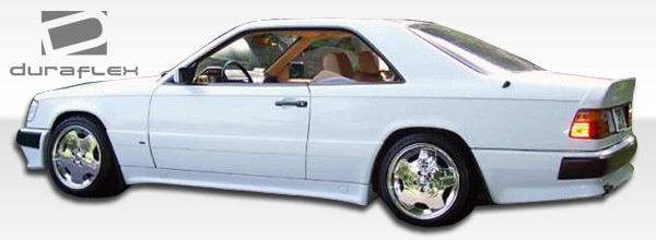 1986-1995 Mercedes E CE Class 2dr / 4dr W124 Duraflex AMG Look Rear Bumper Cover - 1 Piece / Vehicle Year Make Model Trim - 1986-1995-Mercedes E Class 2DR / Product Type - Rear Bumper / Style Name -AMG Look / Kit Material - FRP (Fiberglass Reinforced Plastics) / Notes -