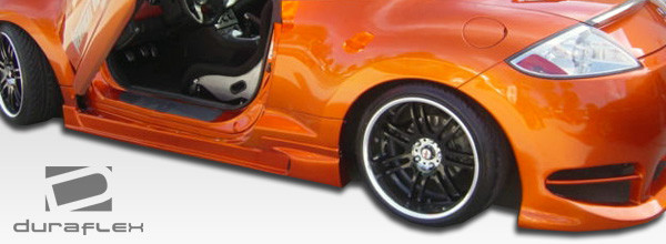 2006-2012 Mitsubishi Eclipse Duraflex Demon Rear Bumper Cover - 1 Piece / Vehicle Year Make Model Trim - 2006-2012-Mitsubishi Eclipse ALL / Product Type - Rear Bumper / Style Name -Demon / Kit Material - FRP (Fiberglass Reinforced Plastics) / Notes -