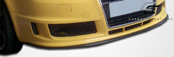 2006-2008 Audi A4 B7 Carbon Creations DTM Look Front Under Spoiler Air Dam Lip Splitter - 1 Piece / Vehicle Year Make Model Trim - 2006-2008-Audi A4 ALL / Product Type - Front Lip/Add On / Style Name -DTM / Kit Material - Carbon Fiber / Notes - note: must be used with DTM front bumper only