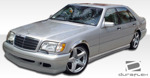 1992-1999 Mercedes S Class W140 Duraflex W-1 Front Bumper Cover - 1 Piece / Vehicle Year Make Model Trim - 1992-1999-Mercedes S Class ALL / Product Type - Front Bumper / Style Name -W-1 / Kit Material - FRP (Fiberglass Reinforced Plastics) / Notes -