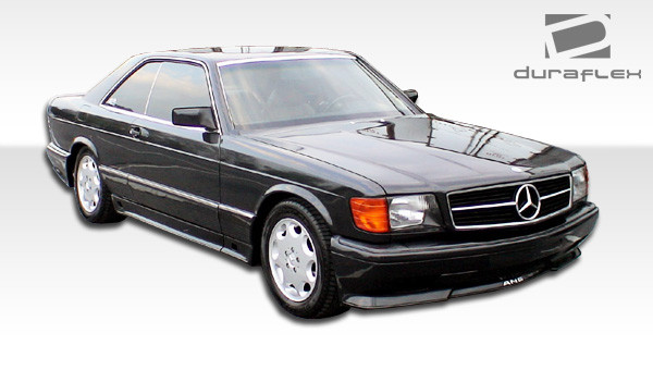 1981-1991 Mercedes S Class W126 4DR Duraflex AMG Style Body Kit (euro spec) - 7 Piece - Includes AMG Style Front Bumper Cover (102237) AMG Style Side Skirts Rocker Panels (102238) AMG Style Rear Bumper Cover (102239) AMG Style Rear Wing Trunk Lid Spoiler (105381) / Vehicle Year Make Model Trim - 1981-1991-Mercedes S Class 4DR / Product Type - Kit / Style Name -AMG / Kit Material - FRP (Fiberglass Reinforced Plastics) / Notes -