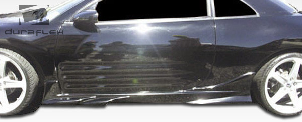 2000-2005 Mitsubishi Eclipse Duraflex Xplosion Side Skirts Rocker Panels - 2 Piece / Vehicle Year Make Model Trim - 2000-2005-Mitsubishi Eclipse ALL / Product Type - Sideskirts / Style Name -Xplosion / Kit Material - FRP (Fiberglass Reinforced Plastics) / Notes -