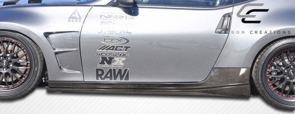 2009-2020 Nissan 370Z Z34 Carbon Creations N-1 Side Skirts Rocker Panels - 2 Piece / Vehicle Year Make Model Trim - 2009-2020-Nissan 370Z ALL / Product Type - Sideskirts / Style Name -N-1 / Kit Material - Carbon Fiber / Notes -