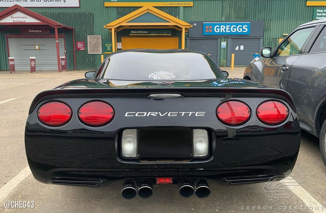 1997-2004 Chevrolet Corvette C5 Carbon Creations S-Design Wing Trunk Lid Spoiler - 1 Piece / Vehicle Year Make Model Trim - 1997-2004-Chevrolet Corvette ALL / Product Type - Wing / Style Name -S-Design / Kit Material - Carbon Fiber / Notes -