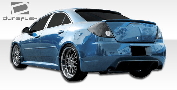 2005-2009 Pontiac G6 4DR Duraflex GT Competition Body Kit - 4 Piece - Includes GT Competition Front Bumper Cover (106067) GT Competition Side Skirts Rocker Panels (106068) GT Competition Rear Bumper Cover (106069) / Vehicle Year Make Model Trim - 2005-2009-Pontiac G6 4DR / Product Type - Kit / Style Name -GT Competition / Kit Material - FRP (Fiberglass Reinforced Plastics) / Notes -