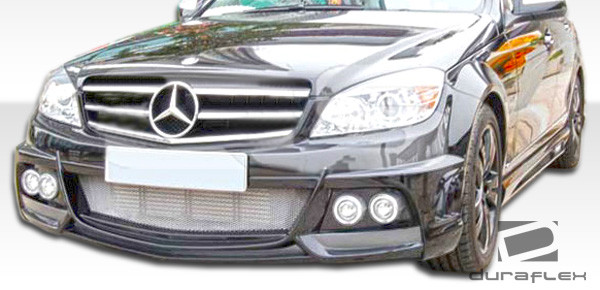 2008-2011 Mercedes C Class W204 Duraflex W-1 Front Bumper Cover - 1 Piece / Vehicle Year Make Model Trim - 2008-2011-Mercedes C Class 4DR / Product Type - Front Bumper / Style Name -W-1 / Kit Material - FRP (Fiberglass Reinforced Plastics) / Notes -