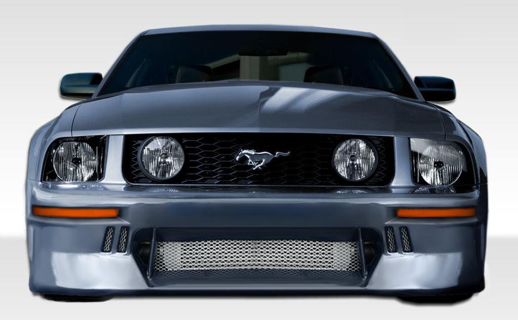 2005-2009 Ford Mustang Duraflex Circuit Body Kit - 4 Piece - Includes Circuit Front Bumper Cover (106135) GT Concept Side Skirts Rocker Panels (103636) Circuit Rear Bumper Cover (106137) / Vehicle Year Make Model Trim - 2005-2009-Ford Mustang ALL / Product Type - Kit / Style Name -Circuit / Kit Material - FRP (Fiberglass Reinforced Plastics) / Notes -