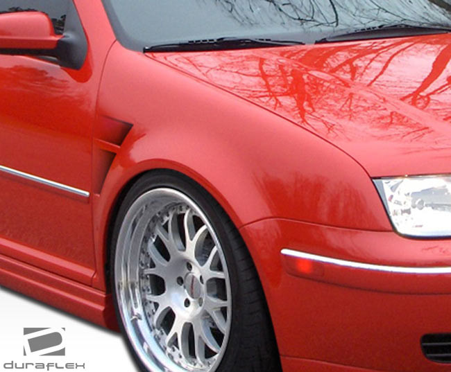 1999-2004 Volkswagen Jetta Duraflex GT Concept Fenders - 2 Piece / Vehicle Year Make Model Trim - 1999-2004-Volkswagen Jetta ALL / Product Type - Fender / Style Name -GT Concept / Kit Material - FRP (Fiberglass Reinforced Plastics) / Notes -