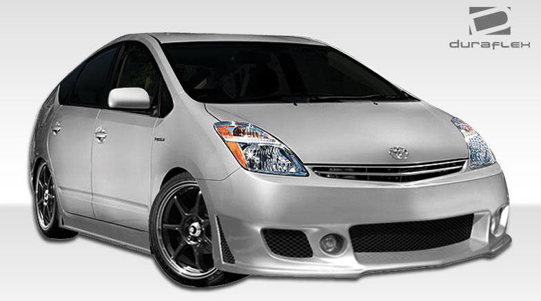 2004-2009 Toyota Prius Duraflex B-2 Front Bumper Cover - 1 Piece / Vehicle Year Make Model Trim - 2004-2009-Toyota Prius ALL / Product Type - Front Bumper / Style Name -B-2 / Kit Material - FRP (Fiberglass Reinforced Plastics) / Notes -