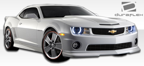 2010-2015 Chevrolet Camaro Duraflex GM-X Side Skirts Rocker Panels - 2 Piece / Vehicle Year Make Model Trim - 2010-2015-Chevrolet Camaro ALL / Product Type - Sideskirts / Style Name -GM-X / Kit Material - FRP (Fiberglass Reinforced Plastics) / Notes -