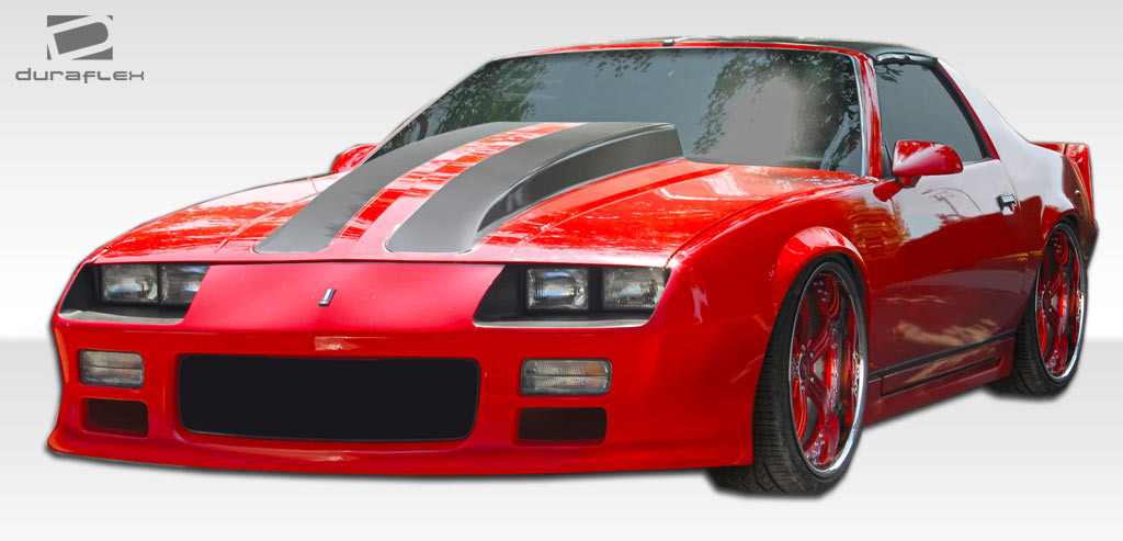1982-1992 Chevrolet Camaro Duraflex GT Concept Body Kit - 4 Piece - Includes GT Concept Front Bumper Cover (106833) GT Concept Side Skirts Rocker Panels (106834) GT Concept Rear Bumper Cover (106835) / Vehicle Year Make Model Trim - 1982-1992-Chevrolet Camaro ALL / Product Type - Kit / Style Name -GT Concept / Kit Material - FRP (Fiberglass Reinforced Plastics) / Notes -