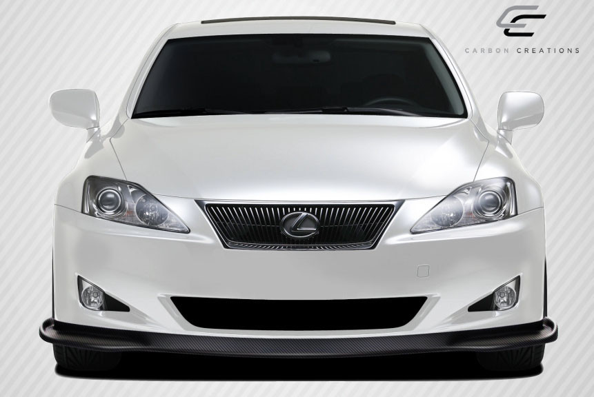 2006-2008 Lexus IS Series IS250 IS350 Carbon Creations VIP Front Lip Under Spoiler Air Dam - 1 Piece / Vehicle Year Make Model Trim - 2006-2008-Lexus IS 4DR / Product Type - Front Lip/Add On / Style Name -VIP / Kit Material - Carbon Fiber / Notes -