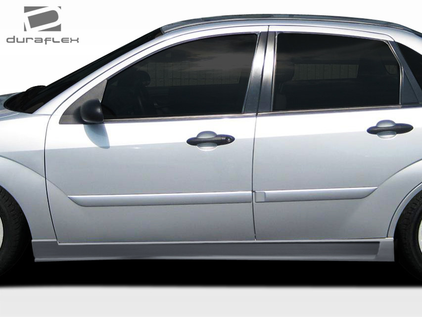2000-2007 Ford Focus Duraflex B-2 Side Skirts Rocker Panels - 2 Piece / Vehicle Year Make Model Trim - 2000-2007-Ford Focus ALL / Product Type - Sideskirts / Style Name -B-2 / Kit Material - FRP (Fiberglass Reinforced Plastics) / Notes -