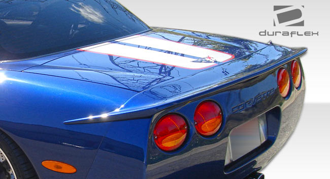 1997-2004 Chevrolet Corvette C5 Duraflex CV-G Wing Trunk Lid Spoiler - 1 Piece / Vehicle Year Make Model Trim - 1997-2004-Chevrolet Corvette ALL / Product Type - Wing / Style Name -CV-G / Kit Material - FRP (Fiberglass Reinforced Plastics) / Notes -