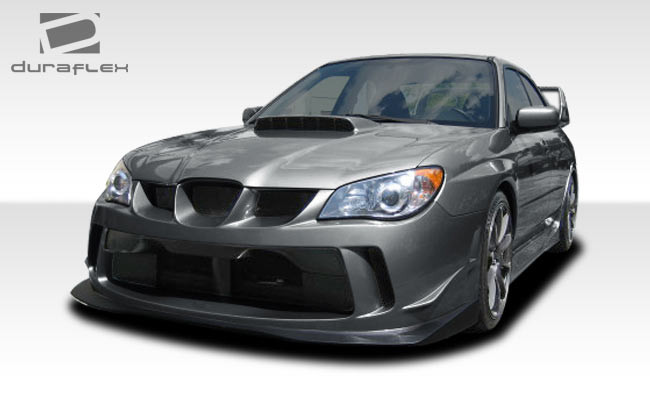 2006-2007 Subaru Impreza Duraflex C-Speed Body Kit - 4 Piece - Includes C-Speed Front Bumper Cover (106972) Z-Speed Side Skirts Rocker Panels (104167) Z-Speed Rear Bumper Cover (104168) / Vehicle Year Make Model Trim - 2006-2007-Subaru Impreza 4DR / Product Type - Kit / Style Name -C-Speed / Kit Material - FRP (Fiberglass Reinforced Plastics) / Notes -