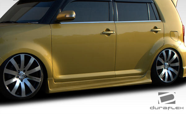 2008-2015 Scion xB Duraflex Atlas Side Skirts Rocker Panels - 2 Piece / Vehicle Year Make Model Trim - 2008-2015-Scion xB ALL / Product Type - Sideskirts / Style Name -Atlas / Kit Material - FRP (Fiberglass Reinforced Plastics) / Notes -