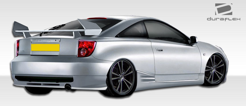 2000-2005 Toyota Celica Duraflex C-5 Wing Trunk Lid Spoiler - 1 Piece / Vehicle Year Make Model Trim - 2000-2005-Toyota Celica ALL / Product Type - Wing / Style Name -C-5 / Kit Material - FRP (Fiberglass Reinforced Plastics) / Notes -