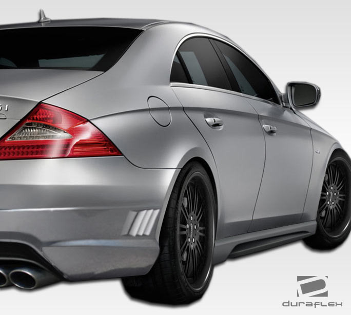 2006-2011 Mercedes CLS Class C219 W219 Duraflex W-1 Side Skirts Rocker Panels - 2 Piece / Vehicle Year Make Model Trim - 2006-2011-Mercedes CLS ALL / Product Type - Sideskirts / Style Name -W-1 / Kit Material - FRP (Fiberglass Reinforced Plastics) / Notes -