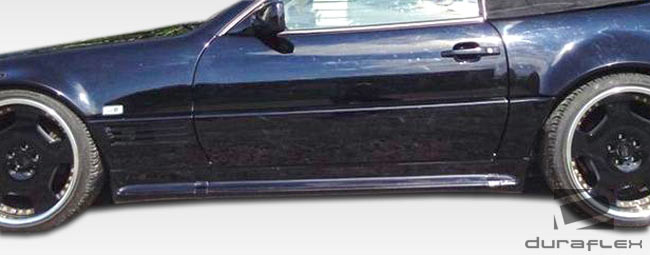 1990-2002 Mercedes SL Class R129 Duraflex AMG2 Look Side Skirts Rocker Panels - 2 Piece / Vehicle Year Make Model Trim - 1990-2002-Mercedes SL - Mercedes ALL / Product Type - Sideskirts / Style Name -AMG2 Look / Kit Material - FRP (Fiberglass Reinforced Plastics) / Notes -
