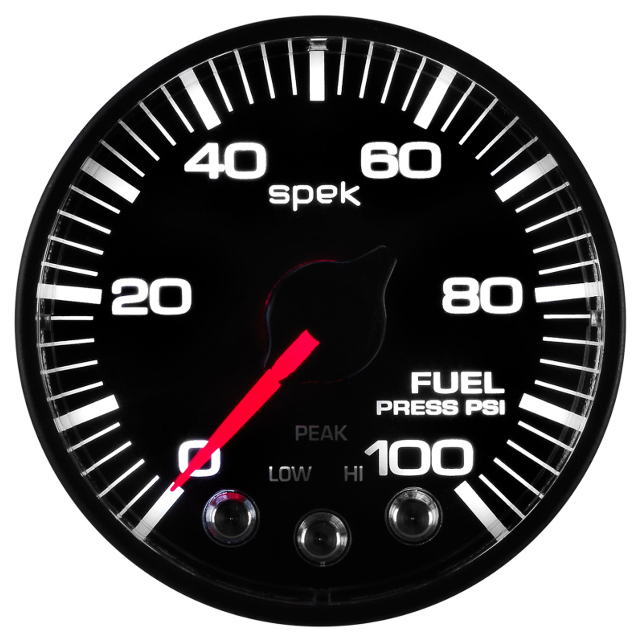 Autometer Spek-Pro - Nascar 2-1/16in Fuel Press 0- 100 psi Bfb Ecu - P514328