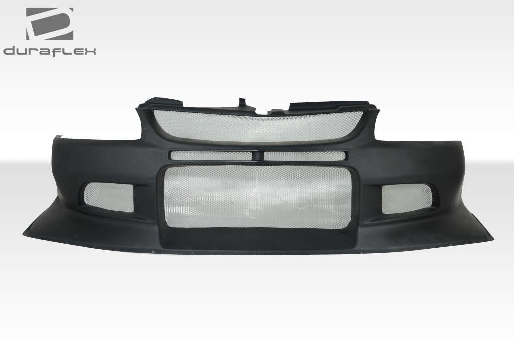 2003-2006 Mitsubishi Lancer Evolution 8 9 Duraflex VT-X Wide Body Front Bumper Cover - 1 Piece / Vehicle Year Make Model Trim - 2003-2006-Mitsubishi Evolution ALL / Product Type - Front Bumper / Style Name -VT-X / Kit Material - FRP (Fiberglass Reinforced Plastics) / Notes - Note: must be used in conjunction with complete wide body kit