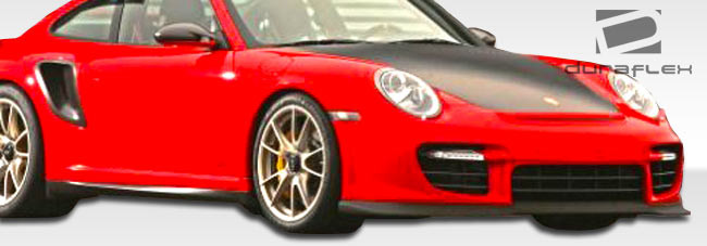 2005-2011 Porsche 911 Carrera 997 Duraflex GT-2 Look Front Lip Under Spoiler Air Dam - 1 Piece (S) / Vehicle Year Make Model Trim - 2005-2011-Porsche 997 ALL / Product Type - Front Lip/Add On / Style Name -GT-2 / Kit Material - FRP (Fiberglass Reinforced Plastics) / Notes - Note: must be used with gt-2 look front bumper.