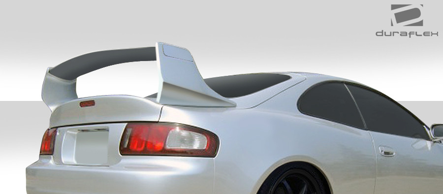 1994-1999 Toyota Celica HB Duraflex TD3000 Wing Trunk Lid Spoiler - 1 Piece / Vehicle Year Make Model Trim - 1994-1999-Toyota Celica HB / Product Type - Wing / Style Name -TD3000 / Kit Material - FRP (Fiberglass Reinforced Plastics) / Notes -