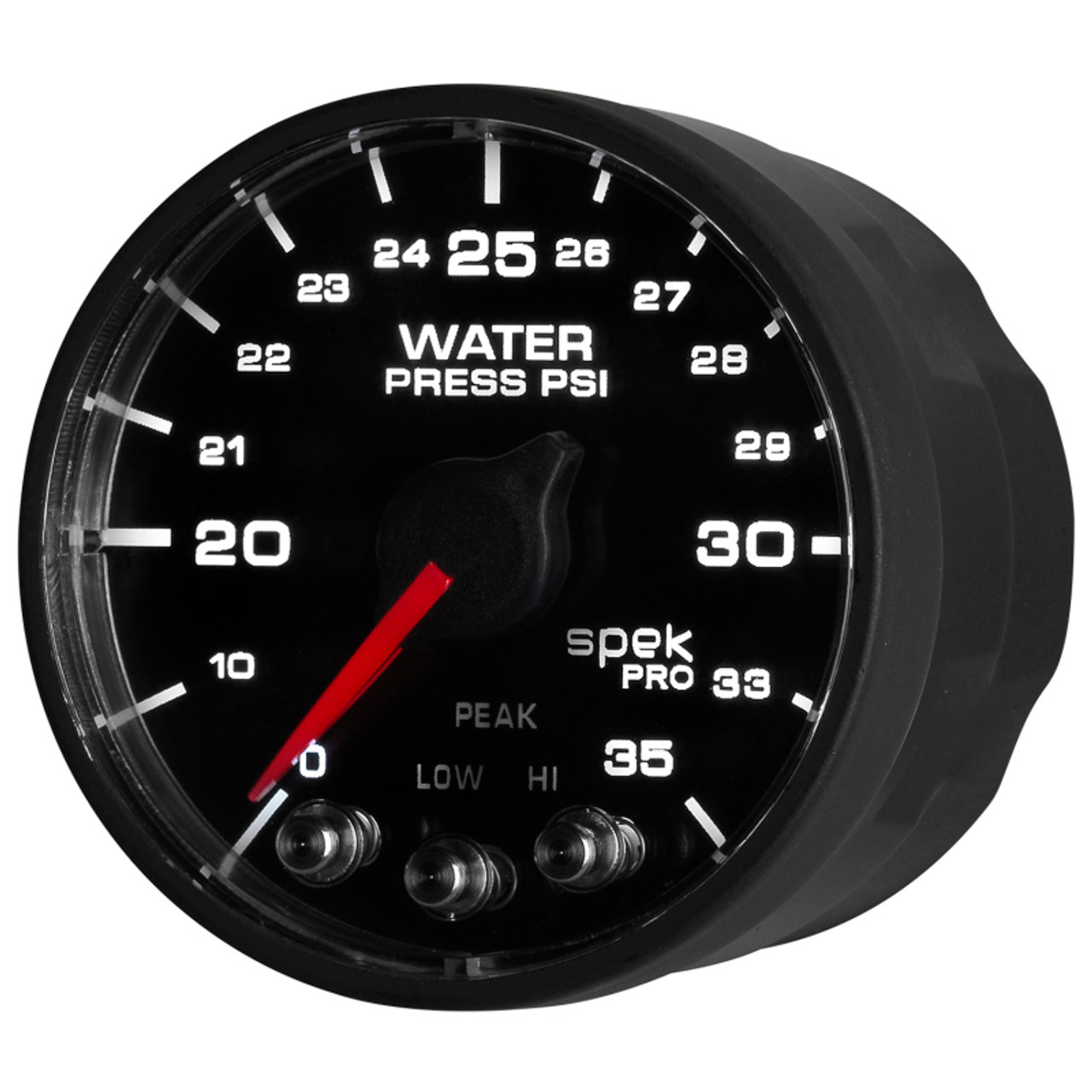 Autometer Spek-Pro - Nascar 2-1/16in Water Press 0- 35 psi Bfb Sp - P543328-N1