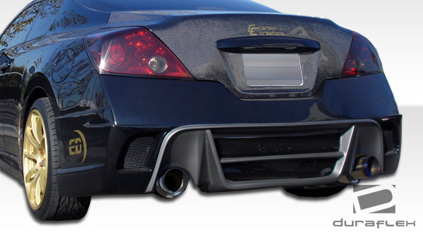 2010-2012 Nissan Altima 2DR Duraflex GT-R Body Kit - 4 Piece - Includes GT-R Front Bumper Cover (107401) GT-C Side Skirts Rocker Panels (104307) GT-C Rear Bumper Cover (104308) / Vehicle Year Make Model Trim - 2010-2012-Nissan Altima 2DR / Product Type - Kit / Style Name -GT-R / Kit Material - FRP (Fiberglass Reinforced Plastics) / Notes -