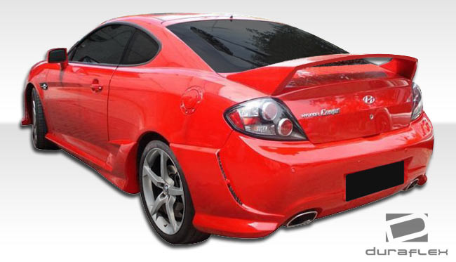 2007-2008 Hyundai Tiburon Duraflex Adonis Side Skirts Rocker Panels - 2 Piece / Vehicle Year Make Model Trim - 2007-2008-Hyundai Tiburon ALL / Product Type - Sideskirts / Style Name -Adonis / Kit Material - FRP (Fiberglass Reinforced Plastics) / Notes -