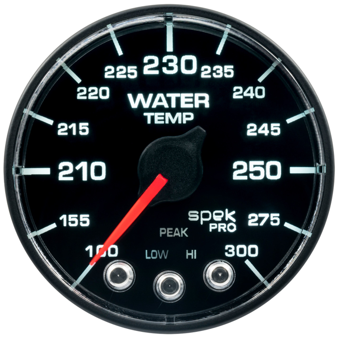Autometer Spek-Pro - Nascar 2-1/16in Water Temp 100- 300F Bfb Ecu - P546328-N1
