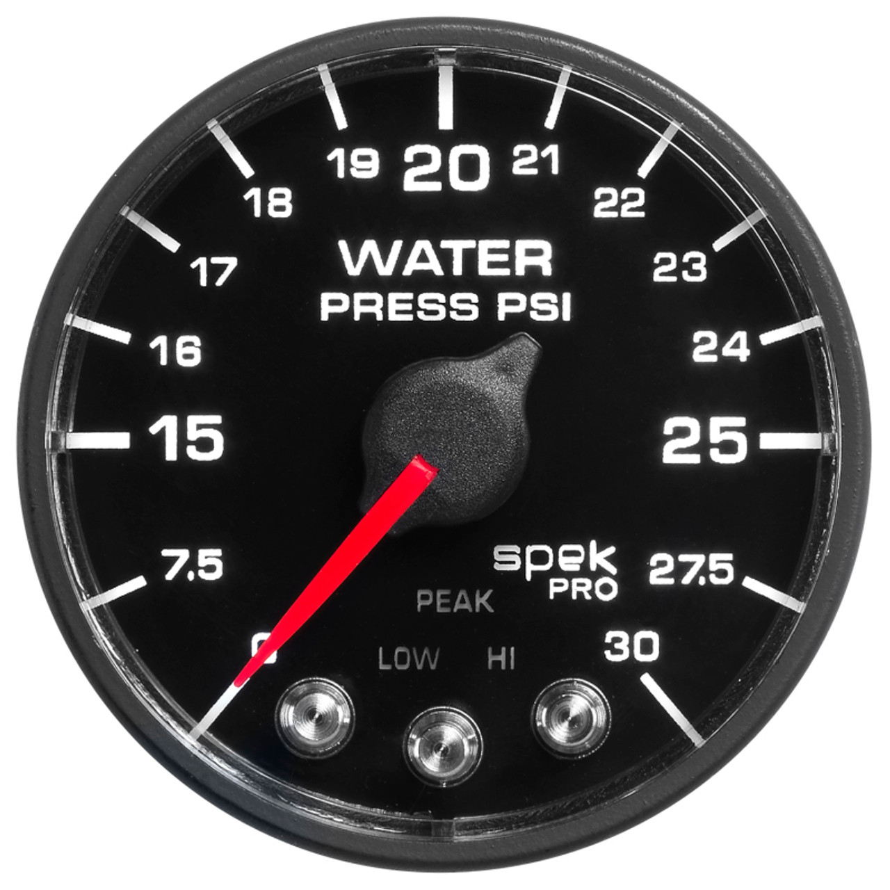 Autometer Spek-Pro - Nascar 2-1/16in Water Press 0- 30 psi Bfb - P550328-N1