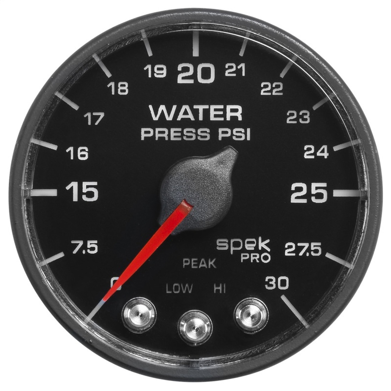 Autometer Spek-Pro - Nascar 2-1/16in Water Press 0- 30 psi Bfb - P550328-N1