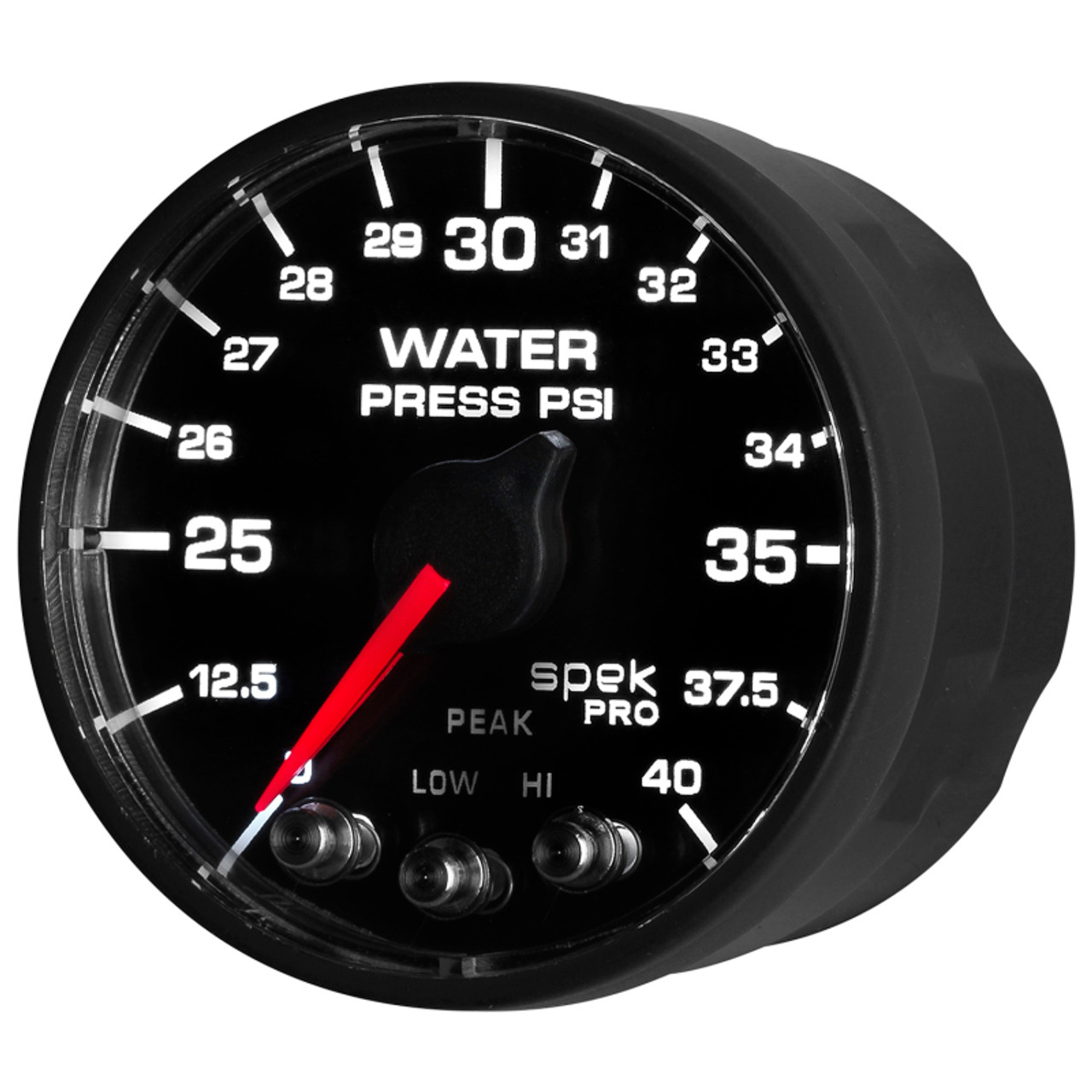 Autometer Spek-Pro - Nascar 2-1/16in Water Press 0- 40 psi Bfb - P551328-N1