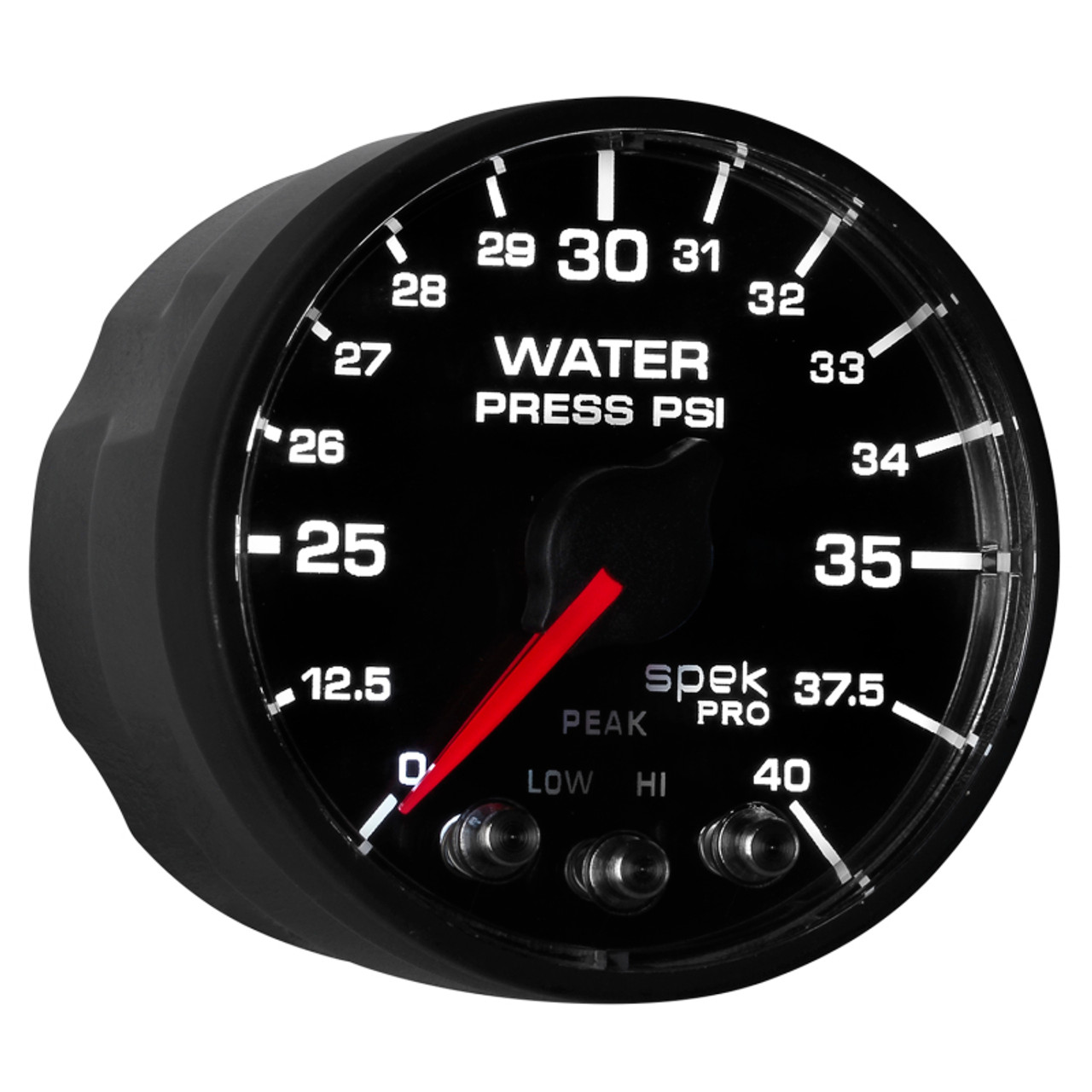 Autometer Spek-Pro - Nascar 2-1/16in Water Press 0- 40 psi Bfb - P551328-N1