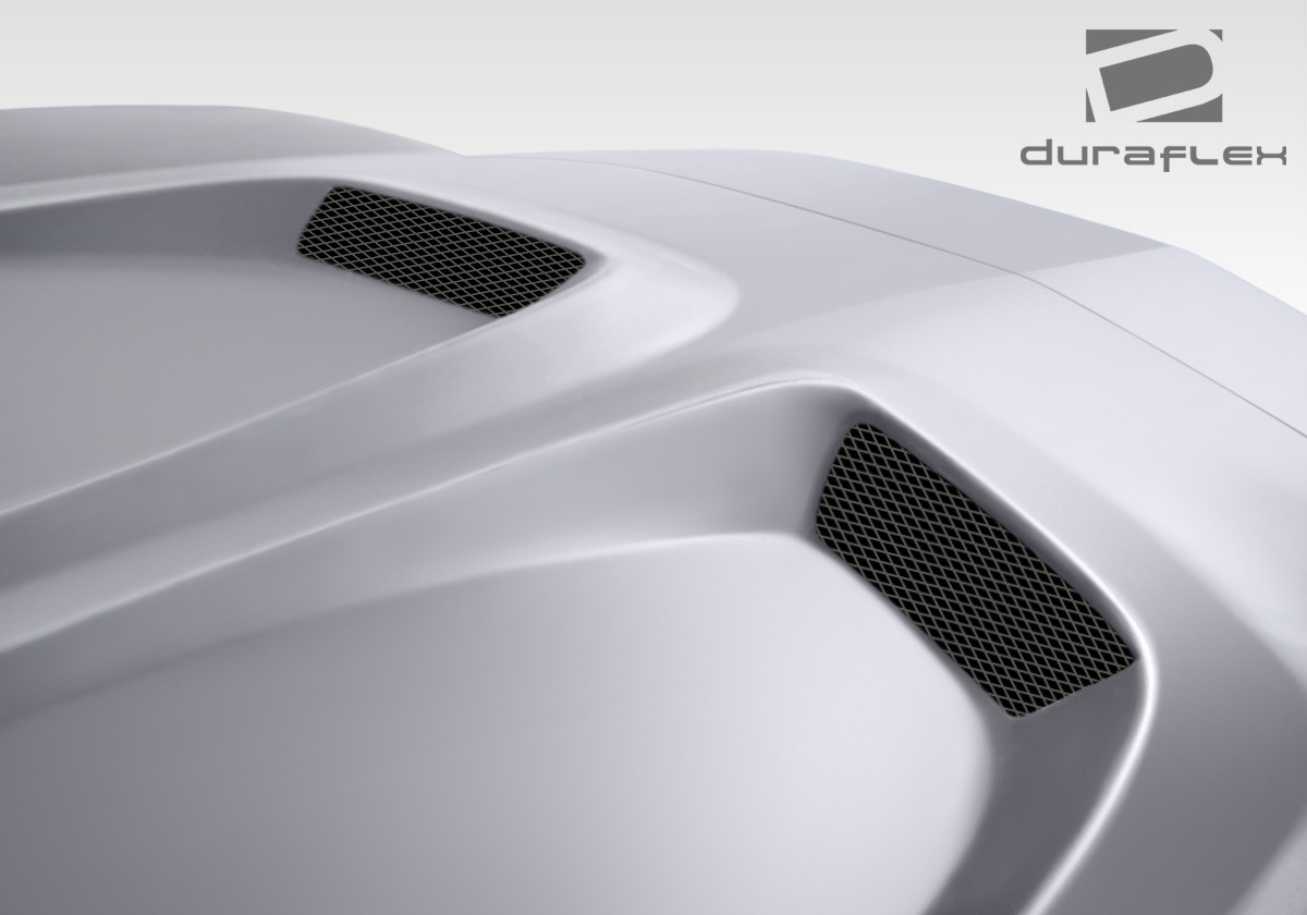 2011-2014 Dodge Charger Duraflex Circuit Hood - 1 Piece / Vehicle Year Make Model Trim - 2011-2014-Dodge Charger ALL / Product Type - Hood / Style Name -Circuit / Kit Material - FRP (Fiberglass Reinforced Plastics) / Notes - Note: Hood pins are required.