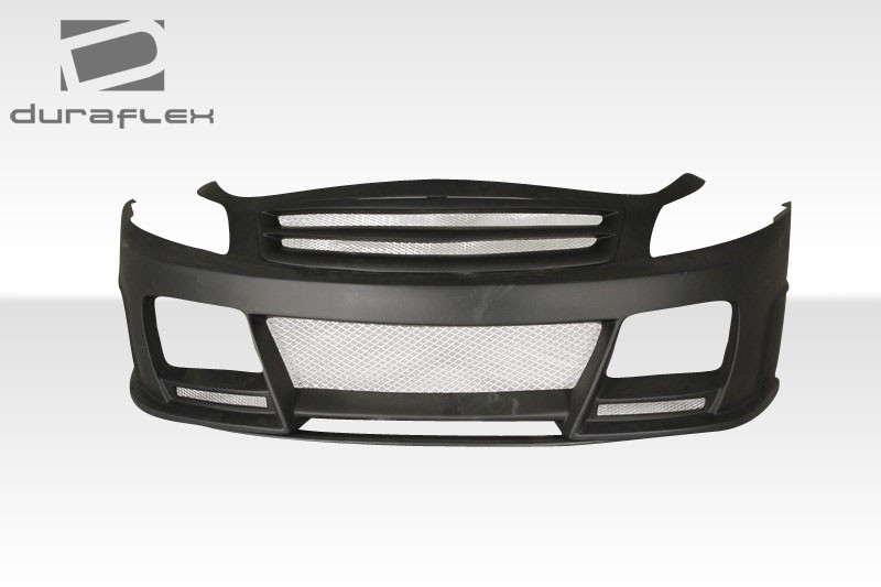 2007-2009 Infiniti G Sedan G25 G35 G37 Duraflex Elite Front Bumper Cover - 1 Piece / Vehicle Year Make Model Trim - 2007-2009-Infiniti G Sedan ALL / Product Type - Front Bumper / Style Name -Elite / Kit Material - FRP (Fiberglass Reinforced Plastics) / Notes -
