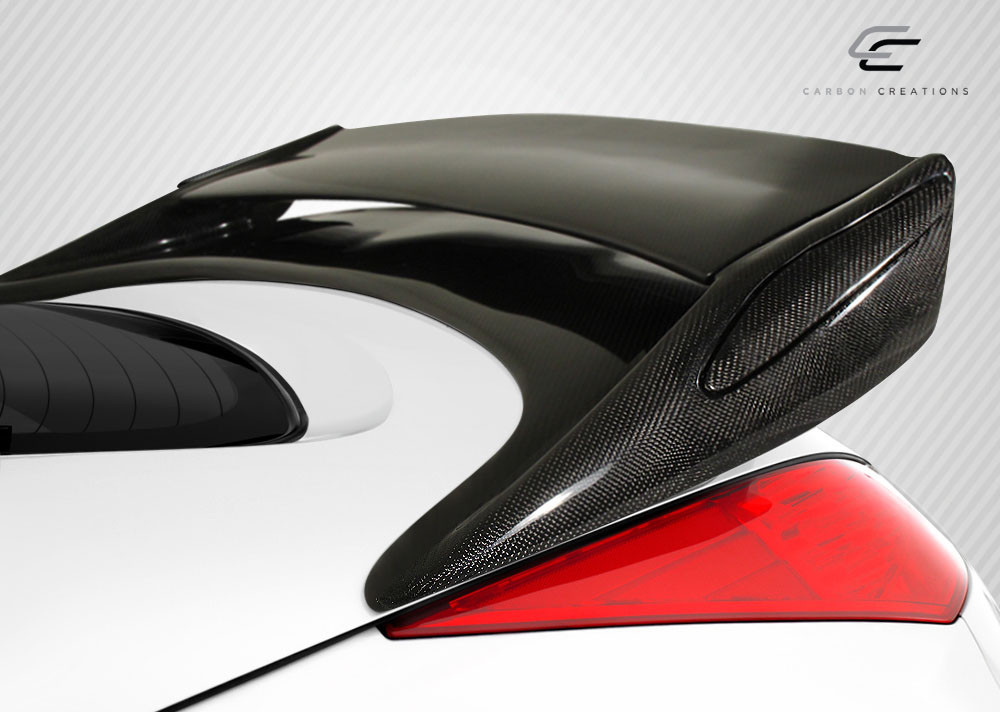 2003-2008 Nissan 350Z Z33 2DR Coupe Carbon Creations N-2 Wing Trunk Lid Spoiler - 1 Piece / Vehicle Year Make Model Trim - 2003-2008-Nissan 350Z 2DR / Product Type - Wing / Style Name -N-2 / Kit Material - Carbon Fiber / Notes - Note: will not fit convertibles