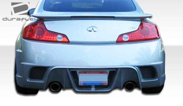 2003-2007 Infiniti G Coupe G35 Duraflex Inven Body Kit - 4 Piece - Includes Inven Front Bumper Cover (107700) K-1 Side Skirts Rocker Panels (100467) K-1 Rear Bumper Cover (100466) ) / Vehicle Year Make Model Trim - 2003-2007-Infiniti G Coupe 2DR / Product Type - Kit / Style Name -Inven / Kit Material - FRP (Fiberglass Reinforced Plastics) / Notes -
