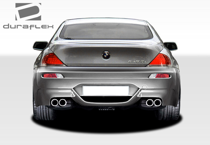 2004-2010 BMW 6 Series E63 E64 Duraflex M6 Look Body Kit - 4 Piece - Includes M6 Look Front Bumper Cover (107702) M6 Look Side Skirts Rocker Panels (107703) M6 Look Rear Bumper Cover (107704) / Vehicle Year Make Model Trim - 2004-2010-BMW 6 Series ALL / Product Type - Kit / Style Name -M6 Look / Kit Material - FRP (Fiberglass Reinforced Plastics) / Notes -