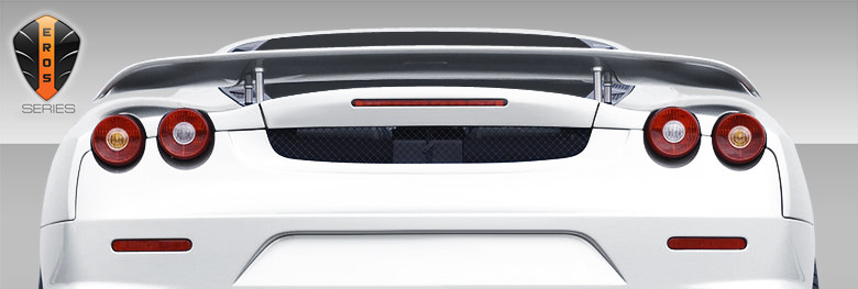 2005-2009 Ferrari F430 Convertible Eros Version 1 Wing Trunk Lid Spoiler - 1 Piece / Vehicle Year Make Model Trim - 2005-2009-Ferrari F430 Convertible / Product Type - Wing / Style Name -Eros Version 1 / Kit Material - FRP (Fiberglass Reinforced Plastics) / Notes - Note: fits convertible models only, will not fit coupe models All Overstock products are sold on a first come, first serve basis. Overstock products are sold as is, and all sales are final. Overstock products may not be returned or exchanged.