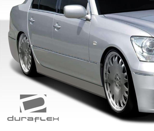 2004-2006 Lexus LS Series LS430 Duraflex VIP Side Skirts Rocker Panels - 2 Piece / Vehicle Year Make Model Trim - 2004-2006-Lexus LS - Lexus ALL / Product Type - Sideskirts / Style Name -VIP / Kit Material - FRP (Fiberglass Reinforced Plastics) / Notes -