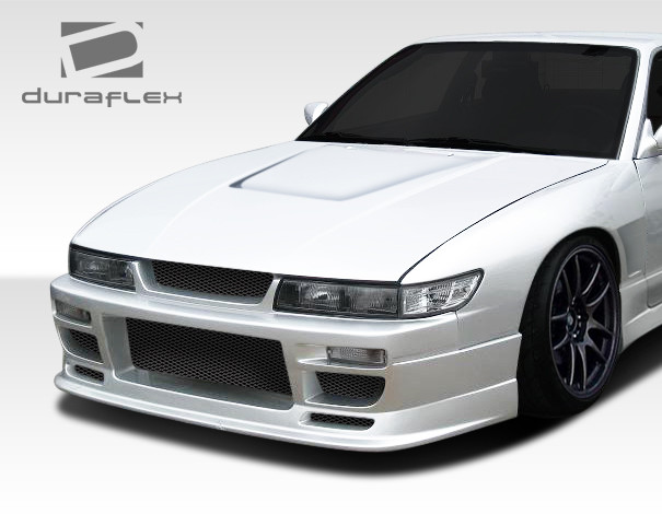 1989-1994 Nissan Silvia S13 Duraflex G-PR Front Bumper Cover - 1 Piece / Vehicle Year Make Model Trim - 1989-1994-Nissan S13 Silvia ALL / Product Type - Front Bumper / Style Name -G-PR / Kit Material - FRP (Fiberglass Reinforced Plastics) / Notes -