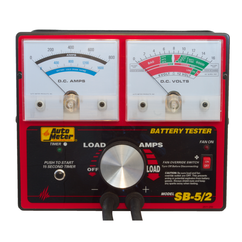 Autometer Battery Tester 800 AMP w/ Unloader - SB-5/2