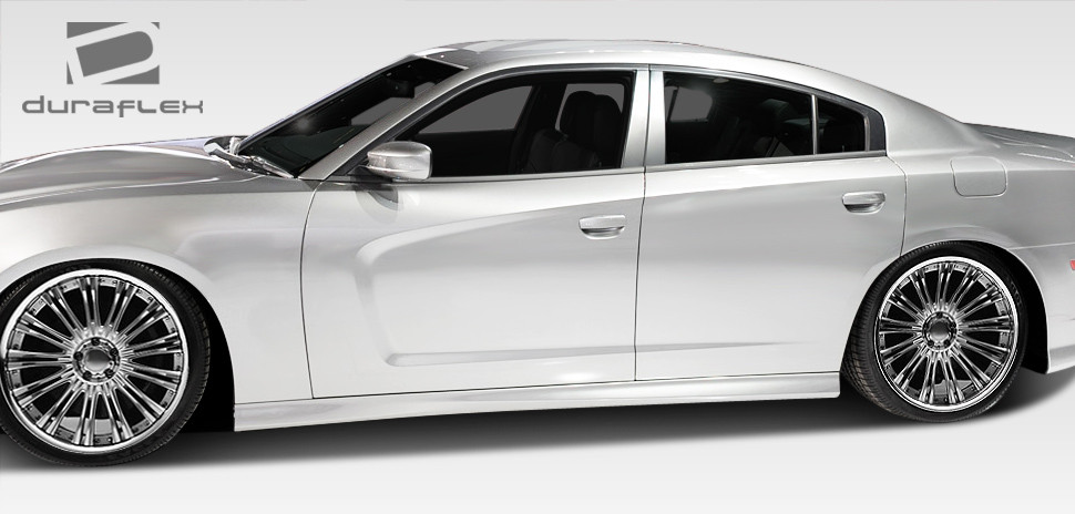 2011-2014 Dodge Charger Duraflex SRT Look Body Kit - 6 Piece - Includes SRT Look Front Bumper Cover (108035) SRT Look Side Skirts Rocker Panels (108036) SRT Look Rear Bumper Cover (108037) SRT Look Rear Wing Trunk Lid Spoiler (108038) SRT Look Hood (108039) / Vehicle Year Make Model Trim - 2011-2014-Dodge Charger ALL / Product Type - Kit / Style Name -SRT Look / Kit Material - FRP (Fiberglass Reinforced Plastics) / Notes -
