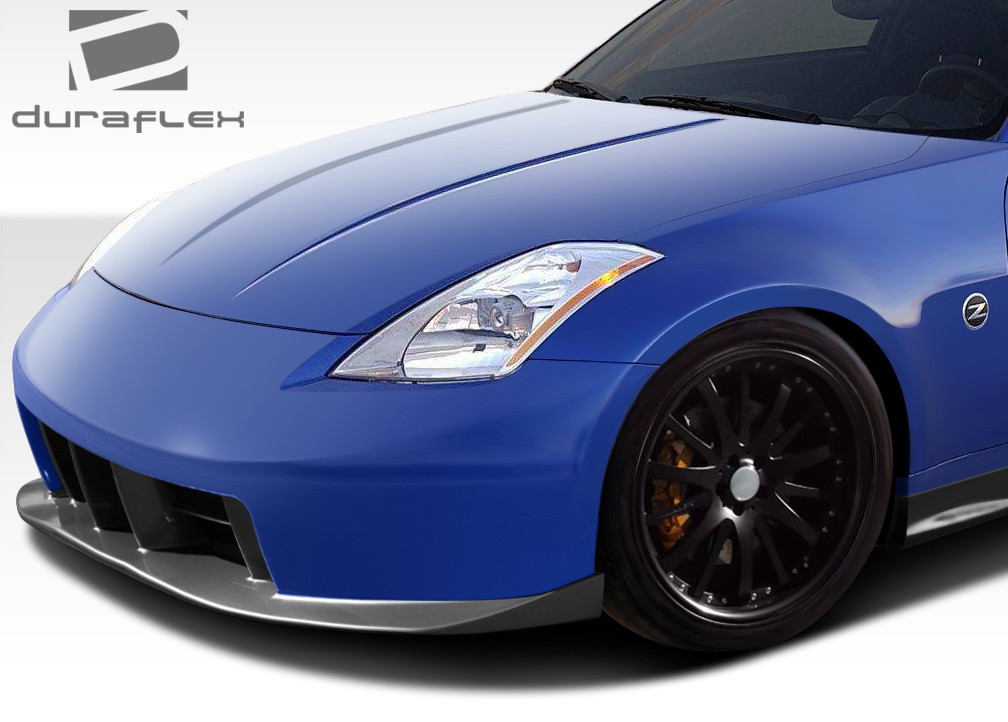 2003-2008 Nissan 350Z Z33 Duraflex N-3 Front Bumper Cover - 1 Piece / Vehicle Year Make Model Trim - 2003-2008-Nissan 350Z ALL / Product Type - Front Bumper / Style Name -N-3 / Kit Material - FRP (Fiberglass Reinforced Plastics) / Notes -